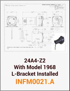 ACC - INFM0021。1968 L-Bracket安装24 a4-z2模型