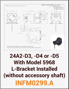 ACC - INFM0299。24 a2-d3、d4和d5与模型5968 L-Bracket安装(没有辅助轴)
