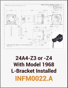 ACC - INFM0022。24 a4-z3或z4模型1968 L-Bracket安装