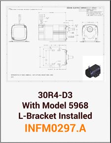 ACC - INFM0297。5968 L-Bracket安装30 r4-d3模型