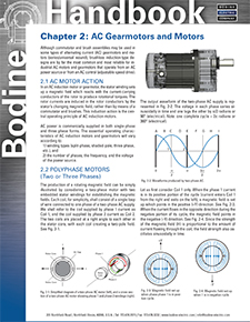 更新手册部分:交流感应齿轮电机和电机(包括变频器)